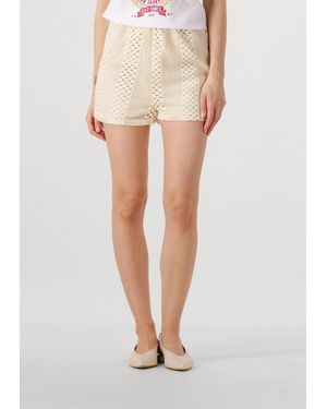 Colourful Rebel Damen Hosen Nolita Crochet Short - Natur