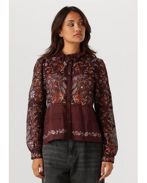 Antik Batik Damen Blusen Arima Blouse - Braun