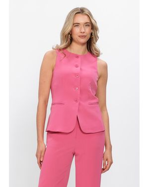 Ydence Damen Blazers Gilet Fabienne - Pink