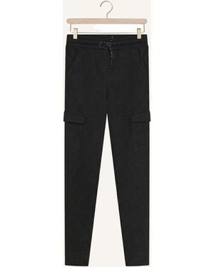 Indian Blue Jeans Jungen Hosen Jogpant Cargo Check - Schwarz