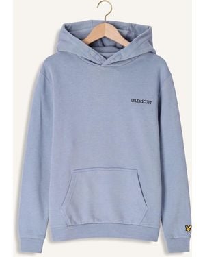 Lyle & Scott Jungen Pullover & Cardigans Logo Print Hoodie - Blau