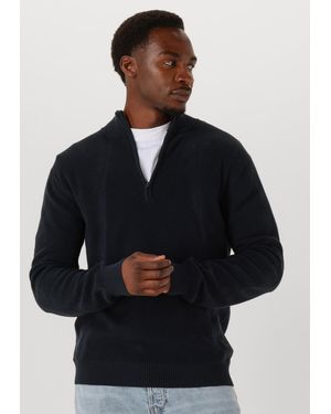 G-Star Herren Pullover & Cardigans Structure Half Zip Knit - Blau