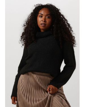 My Essential Wardrobe Damen Pullover & Cardigans Meenamw Knit Rollneck - Schwarz