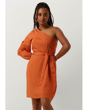 Another Label Damen Kleider Dua Dress L/S - Orange