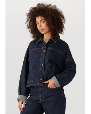 My Essential Wardrobe Damen Jacken Mwmalle 139 Deco Denim Jacket - Blau