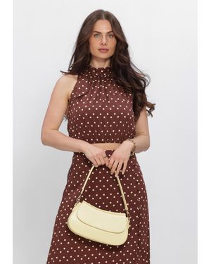 Ydence Damen Tops & T-Shirts Top Jamie - Braun