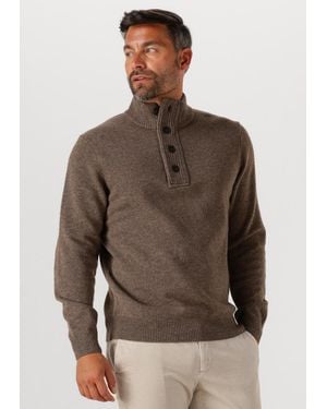 Barbour Herren Pullover & Cardigans Essential Patch Half Zip Knitted Jumper - Braun