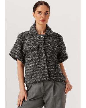 EST'SEVEN Damen Blazers Eline Jacket Era - Schwarz