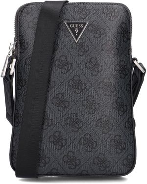 Guess Reportertasche Vezzola Smart Flat Squared Xbody - Grau