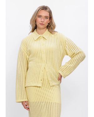 EDITED Damen Blusen Neo Polo Shirt - Natur