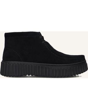 Clarks Damen Schnürschuhe Torhill Moss - Schwarz