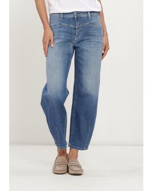 Cambio Damen Jeans Elin Authentic Hr Superstretch Denim - Blau