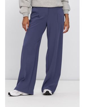 Another Label Damen Hosen Almoore Pleated Pants - Blau