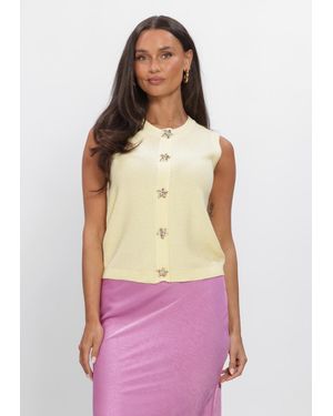 Ydence Damen Tops & T-Shirts Knitted Top Mona - Rot