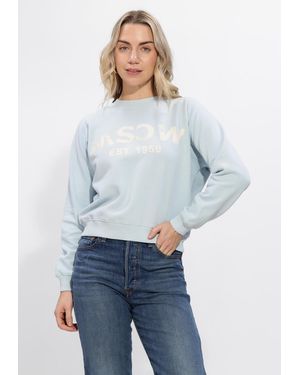 Moscow Damen Pullover & Cardigans 76A-04-Pepper - Blau