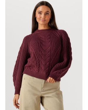 Y.A.S Damen Pullover & Cardigans Yasnansa Ls Knit Pullover S - Rot