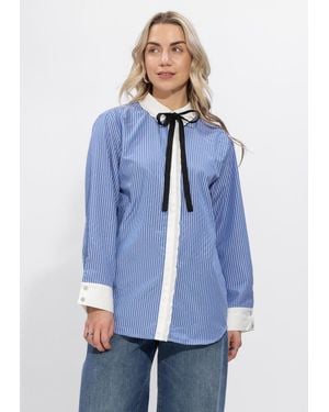 Bruuns Bazaar Damen Blusen Borassusbbziana Shirt - Blau