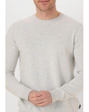 Saint Steve Pullover Bart Herren - Grau