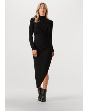 Silvian Heach Damen Kleider Midi Dress Kirundo - Schwarz