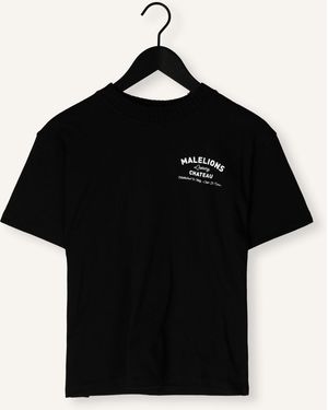 MALELIONS Jungen Pullover & Cardigans Relaxed Knitted Collar T-Shirt - Schwarz