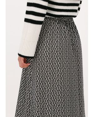 Bruuns Bazaar Midirock Acaica Amatta Skirt Damen - Schwarz