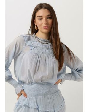Notre-v Damen Blusen Voile Blouse - Grau