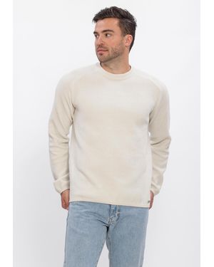 Dstrezzed Herren Pullover & Cardigans Ds_Neill Big Chenille - Weiß
