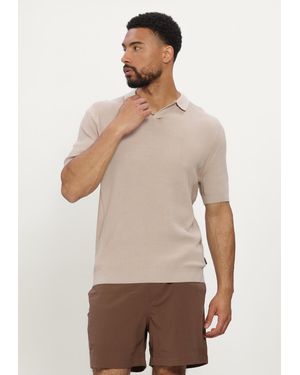 Saint Steve Herren Polos & T-Shirts Evan-S - Natur