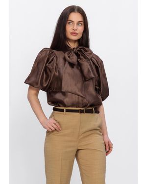 Josh V Damen Blusen Sylviana 0108 - Braun