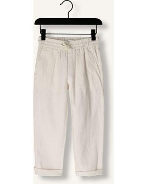 Les Deux Jungen Hosen Patrick Linen Pants B - Schwarz