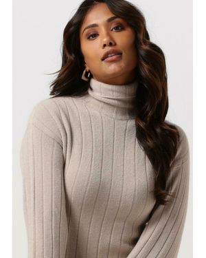 Simplee Maxikleid Fidele Knit-Vis-22-3 Damen - Natur