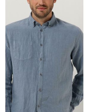 Butcher of Blue Butcher Of Casual-oberhemd Robbins Linen Clean Shirt - Blau