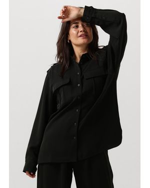 Gestuz Damen Blusen Sloangz Shirt - Schwarz