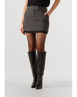 Haute L'Amitié Damen Röcke Emerald Crop Skirt - Schwarz