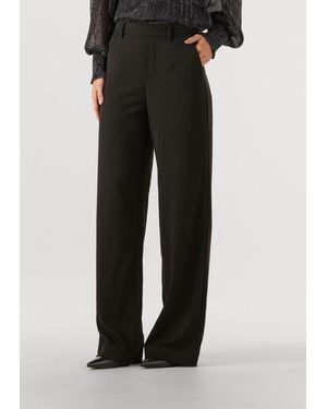 Object Damen Hosen Objlisa Wide Pant Tall - Schwarz