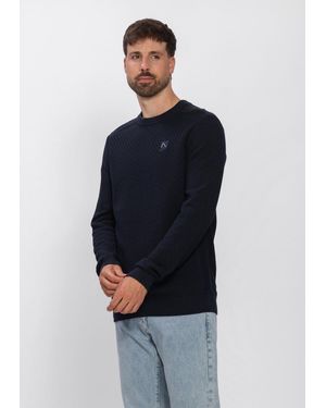 Chasin' Herren Pullover & Cardigans Rico - Blau