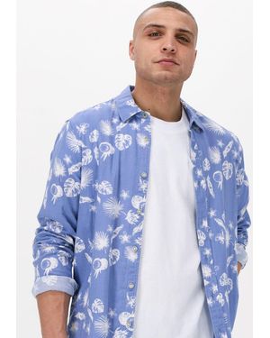 Scotch & Soda Casual-oberhemd Regular Fit Bonded Shirt - Blau