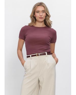 Modström Damen Tops & T-Shirts Igormd Short T-Shirt - Rot