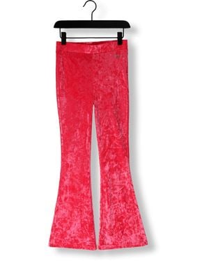 NIK & NIK Schlaghose Velvet Lollipop Flared Pants Mädchen - Rot
