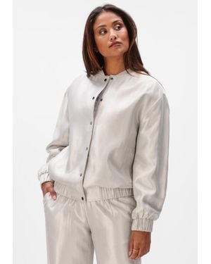 Aimée the Label Damen Jacken Joy Bomber Jacket - Grau