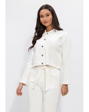 Moscow Damen Pullover & Cardigans 76A-01-Hamcy - Weiß