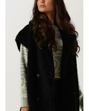 Beaumont Organic Teddy-Jacke Reversible Lammy Long Body Damen - Schwarz