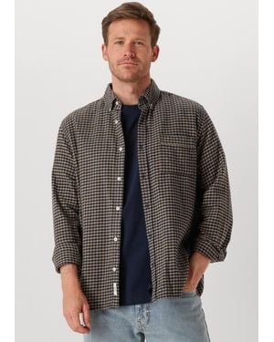 Forét Herren Hemden Creek Flannel Shirt - Grau