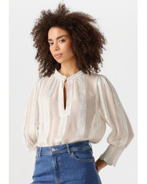 EST'SEVEN Damen Blusen Carry Blouse - Weiß
