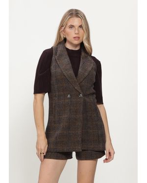 Bruuns Bazaar Damen Blazers Aroniabbliann Waistcoat - Schwarz