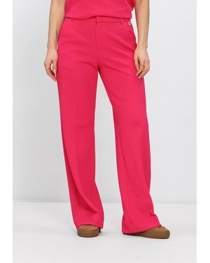 Pom Damen Hosen Pants Lara Bright Rose - Rot