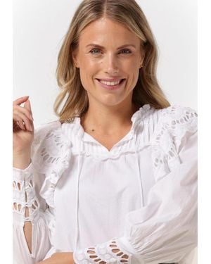 MOLIIN Copenhagen Bluse Paisley - Weiß