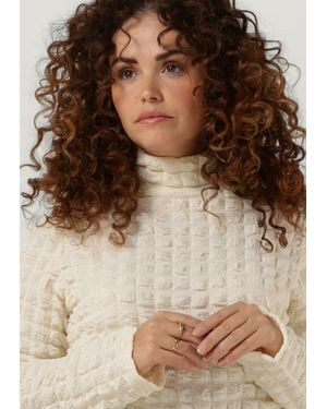 SELECTED Pullover Monika Ls High Neck Top B Damen - Braun