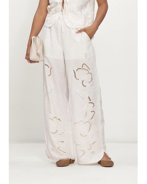Second Female Damen Hosen Vilea Trousers - Natur