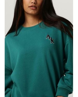 Alix The Label Sweatshirt Oversized Sweater - Grün
